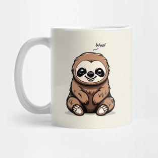 Confused Sloth Barking Mug